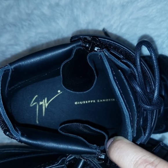 NWOT Giuseppe Zanotti Homme Men's HiTop Fashion Sneakers Shoes - Picture 9 of 10